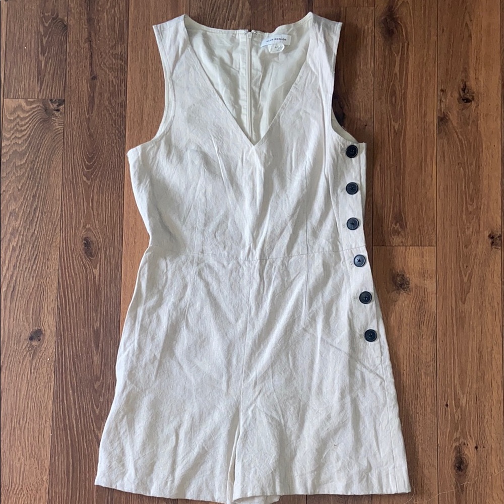Club Monaco Linen Romper Small. Cahdell.